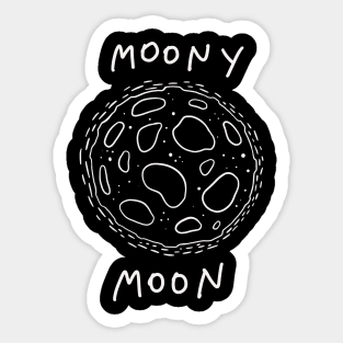 Moony Moon Sticker